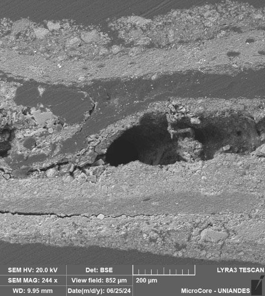Sección A – Pinturas de cal con óxidos de hierro (Fe)